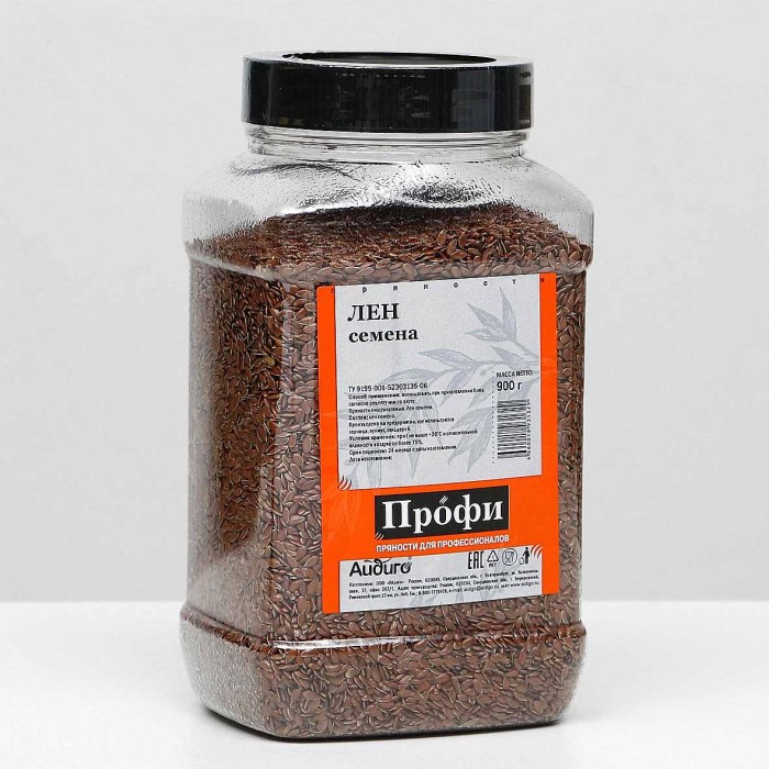 Семена льна Айдиго 900гр пэт