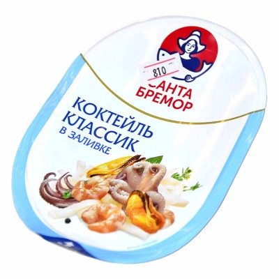 Коктейль морской Санта Бремор Классик в заливке 180гр пэт