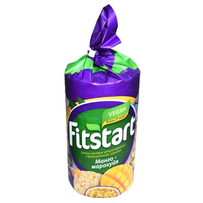 Хлебцы Fitstart рисовые манго-маракуйя 100гр м/у