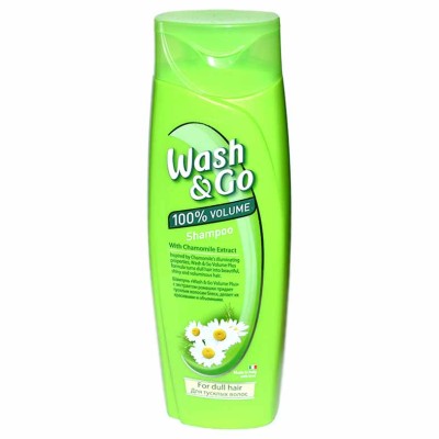 Шампунь для волос Wash&amp;Go с экстрактом ромашки для тусклых волос 400мл пэт