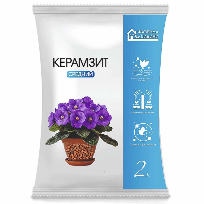 Дренаж Фазенда Сибири керамзит средний 2л м/у