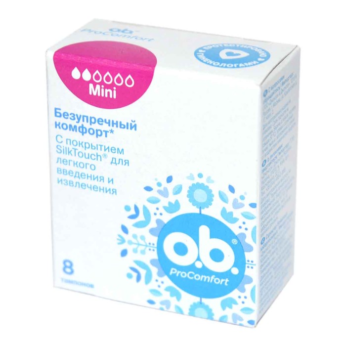 Тампоны O.B. ProComfort Mini 8шт к/у