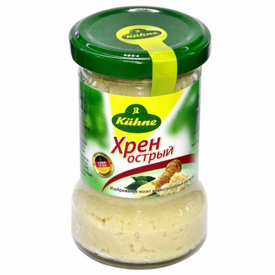 Хрен Kuhne острый 140гр ст/б