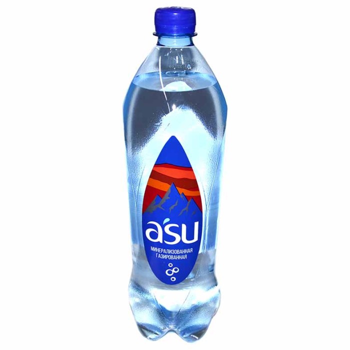 Вода A’su газ 1л пэт