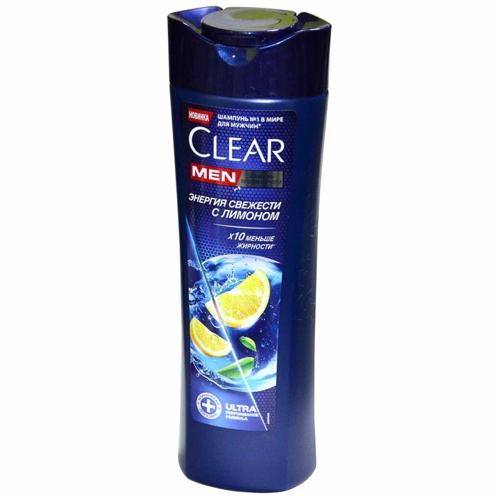 Шампунь для волос Clear Vita Abe Men Против перхоти энергия свежести 380мл пэт