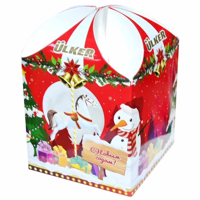 Набор подарочный Карусель Ulker С Новым Годом 2025 490гр