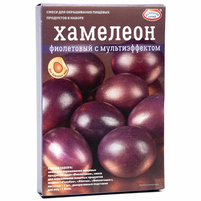 Краситель пищевой для яиц Домашняя кухня Хамелеон арт64114 к/у