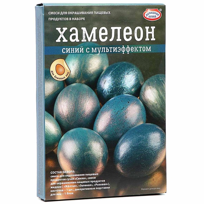 Краситель пищевой для яиц Домашняя кухня Хамелеон арт64114 к/у