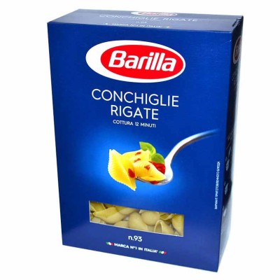Макароны Barilla Conchiglie rigate 450гр к/у