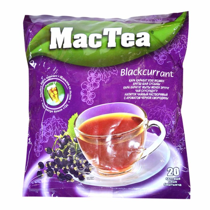 Чай MacTea Blackcurrant 20*18гр м/у