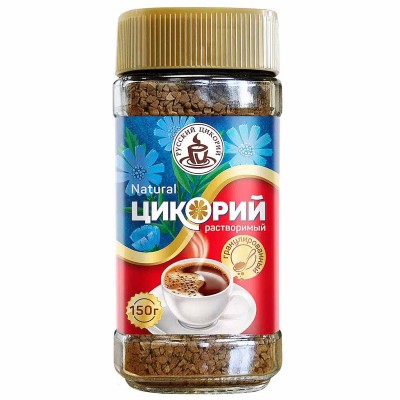 Цикорий Русский гранулированный раст 150гр  ст/б