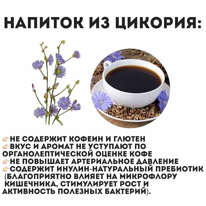 Цикорий Русский гранулированный раст 150гр  ст/б