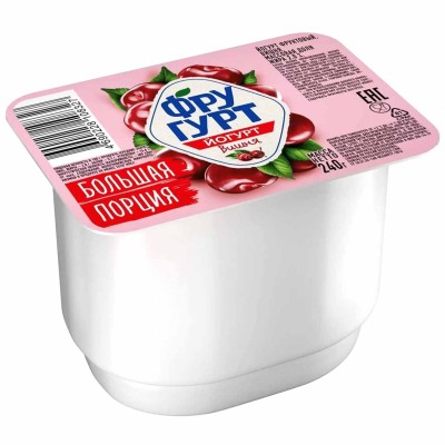 Йогурт Фругурт вишня 2% 240гр пэт