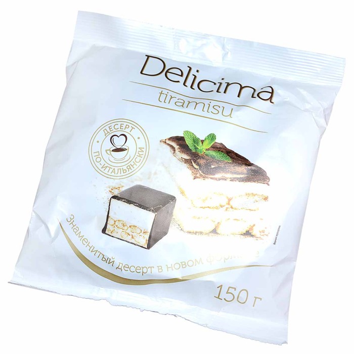 Конфеты Десерт Delicima тирамису глазированные 150гр м/у