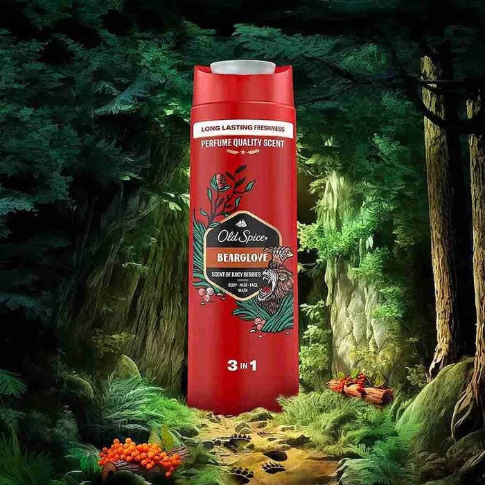 Гель для душа Old Spice Bearglove 2в1 400мл пэт