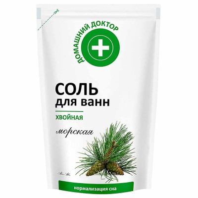 Соль для ванн Домашний доктор Хвойная 500гр д/п