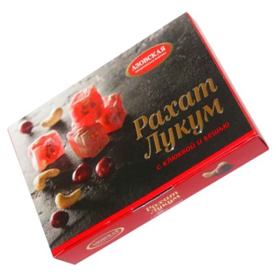 Рахат-лукум АКФ с клюквой и кешью 160гр м/у