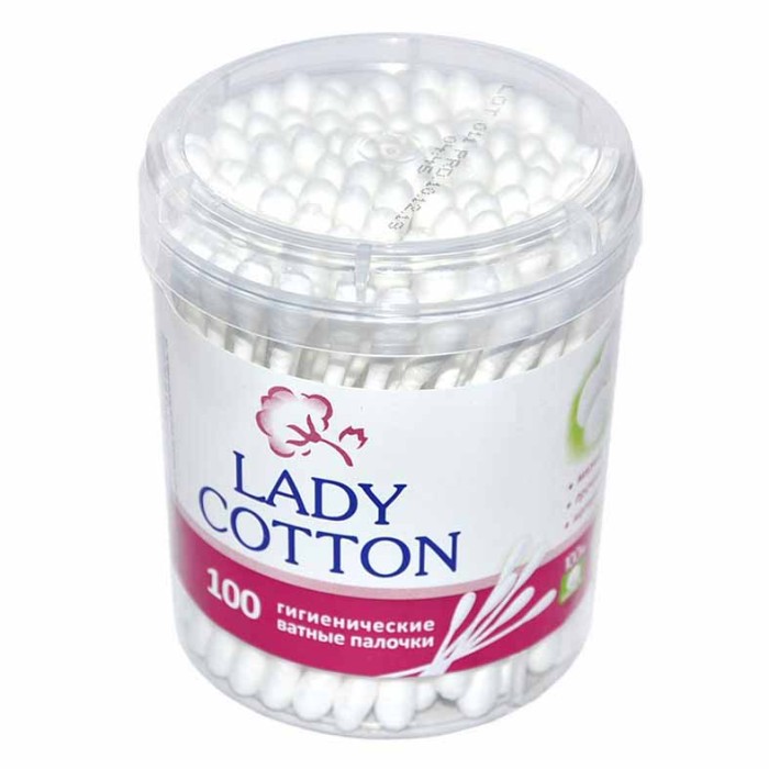 Палочки ватные Lady Cotton 100шт пэт
