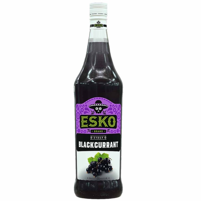 Сироп ESKO Черная смородина 1л ст/б