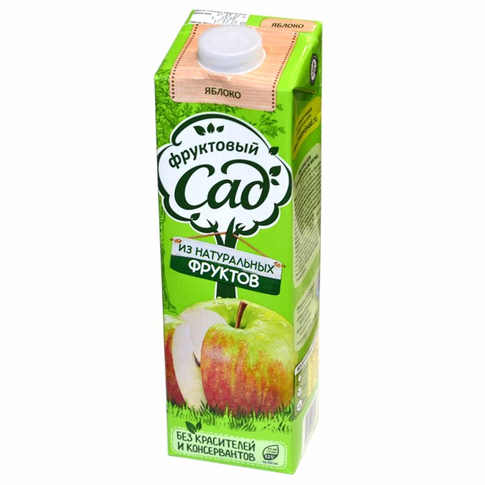 Нектар Фруктовый сад яблоко 0,95л т/п