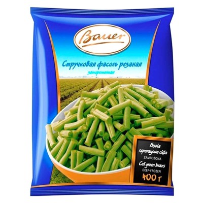 Фасоль стручковая Bauer 400гр м/у