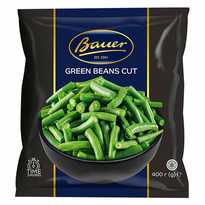 Фасоль стручковая Bauer 400гр м/у
