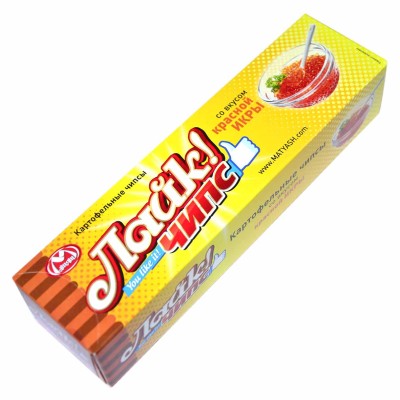 Чипсы Лайк вкус красная икра пластина 80гр к/у