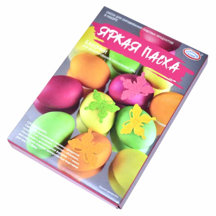 Краситель пищевой для яиц Домашняя кухня Яркая Пасха арт63633 к/у