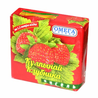 Кисель Омега клубника 170гр м/у