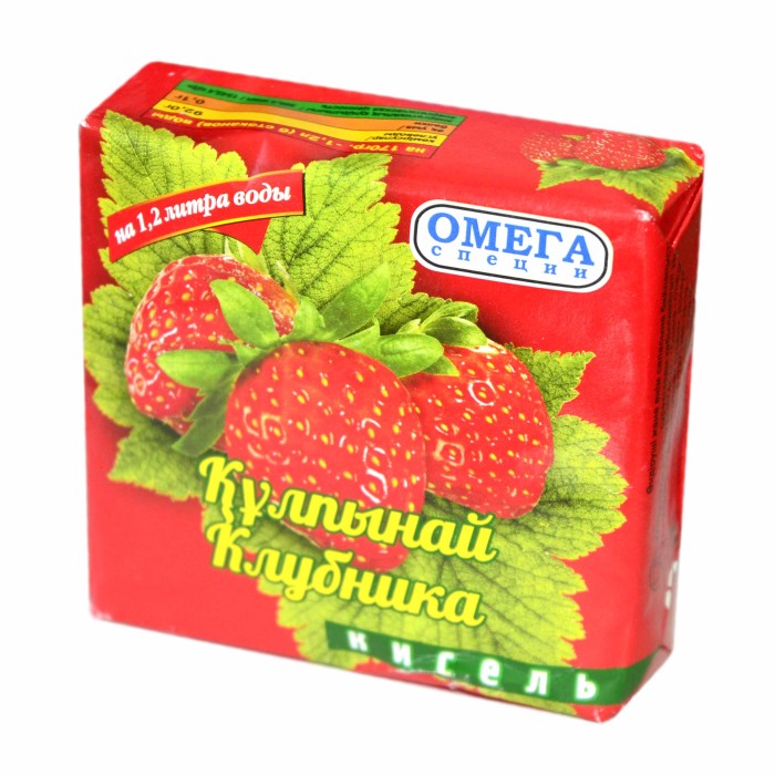 Кисель Омега клубника 170гр м/у