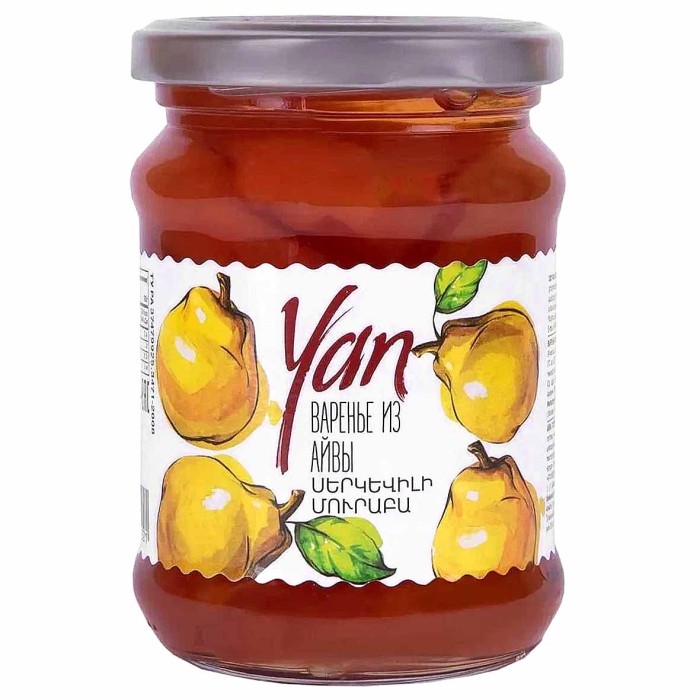 Варенье Yan из айвы 300гр ст/б