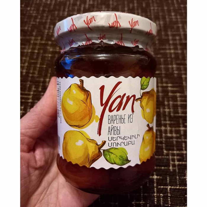 Варенье Yan из айвы 300гр ст/б