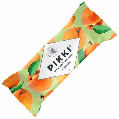 Батончик фруктовый Pikki абрикос-яблоко 25г