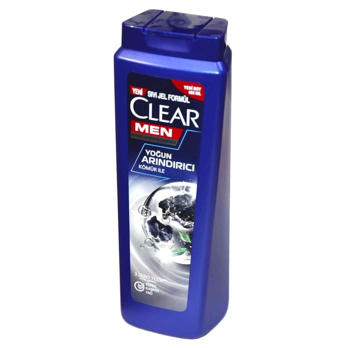 Шампунь для волос Clear Men Глубокое очищение 485мл пэт