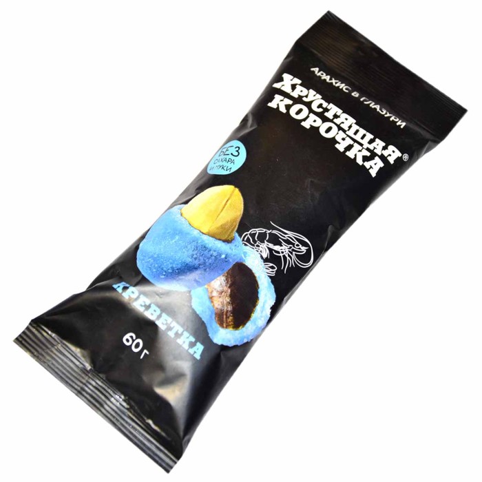 Арахис Averton вкус креветка в глазури хруст корочка 60гр м/у