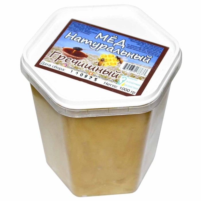 Мед ИП Марчихина Гречишный 1кг пэт сота
