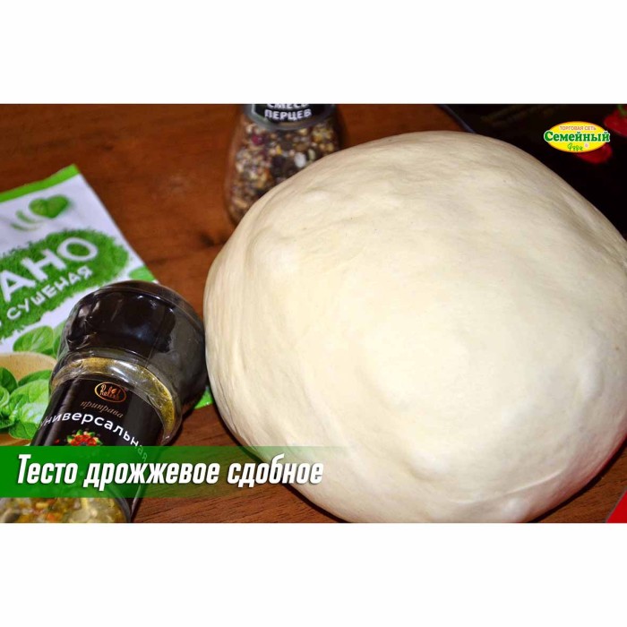 Тесто дрожжевое сдобное СП
