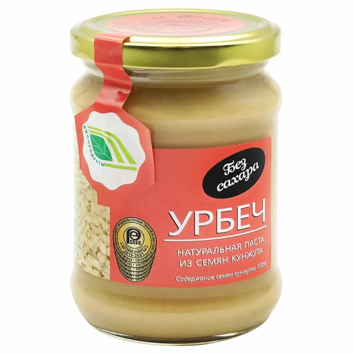 Паста Урбеч натуральная семян кунжута 280гр ст/б