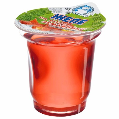 Желе Снеговичок земляника 150гр пэт