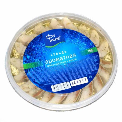 Сельдь Фише Ароматная филе-кусочки в масле 180гр пэт