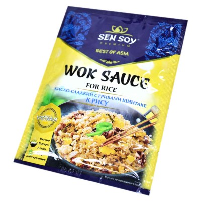 Соус Sen Soy WOK с грибами шиитаке к рису 80гр м/у