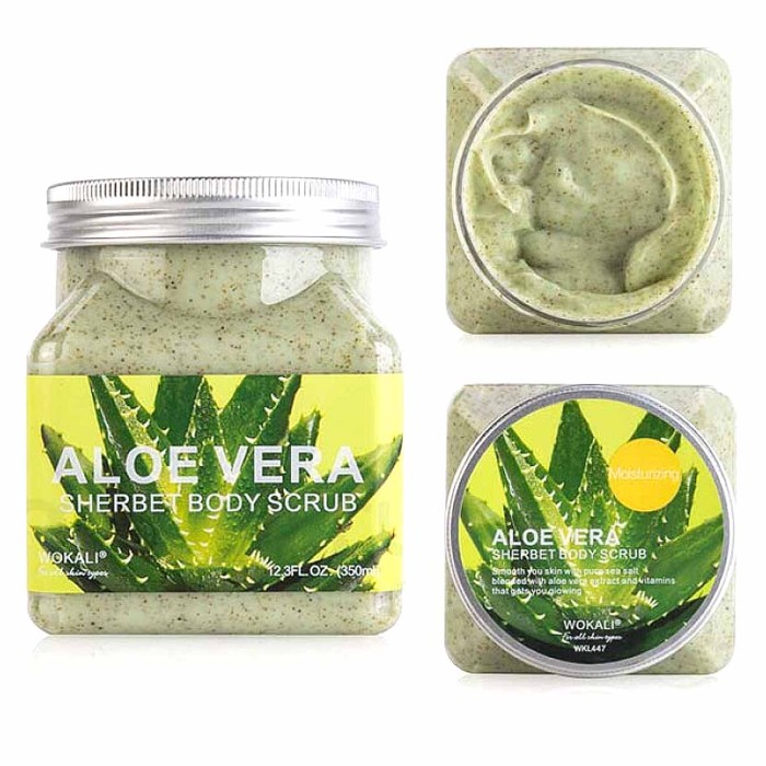 Скраб для тела Brightening Aloe Vera sherbet 350мл пэт