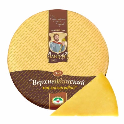 Сыр Верхнедвинский маслосырзавод Асьяго 45%