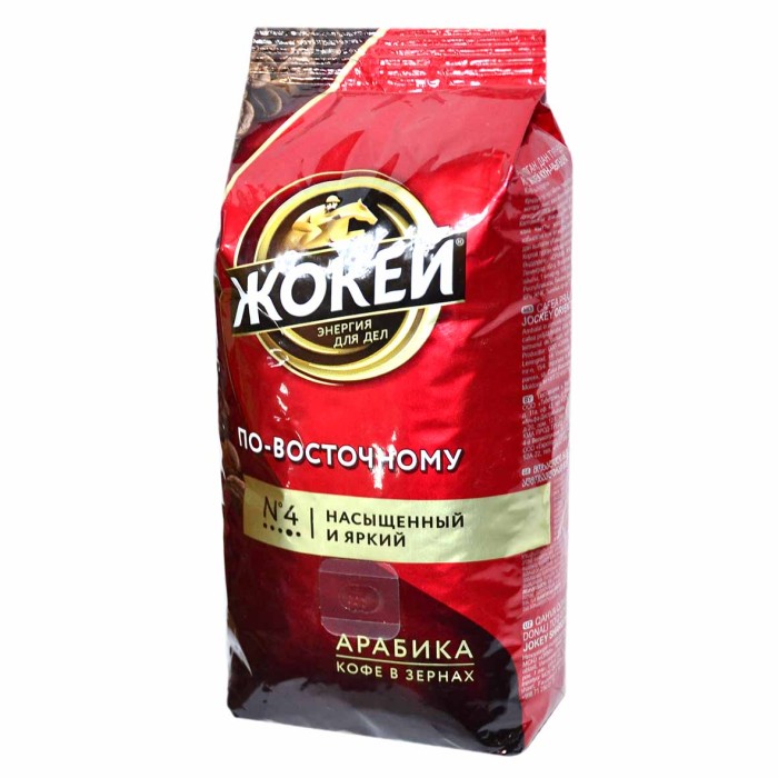 Кофе Жокей По-восточному жареный в зернах 250гр м/у