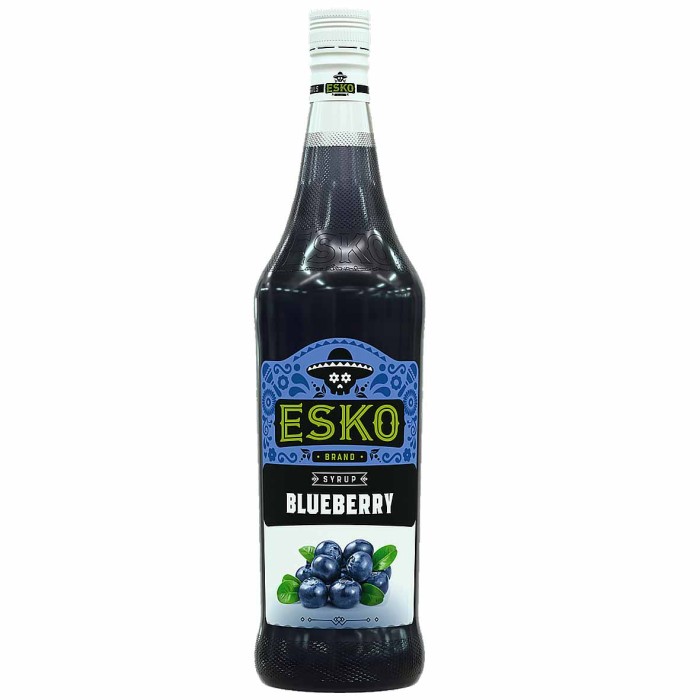 Сироп ESKO Черника 1л ст/б