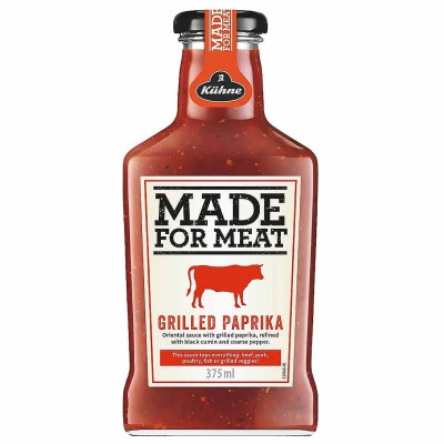 Соус Kuhne Made for meat томатный с перцем гриль 375мл ст/б