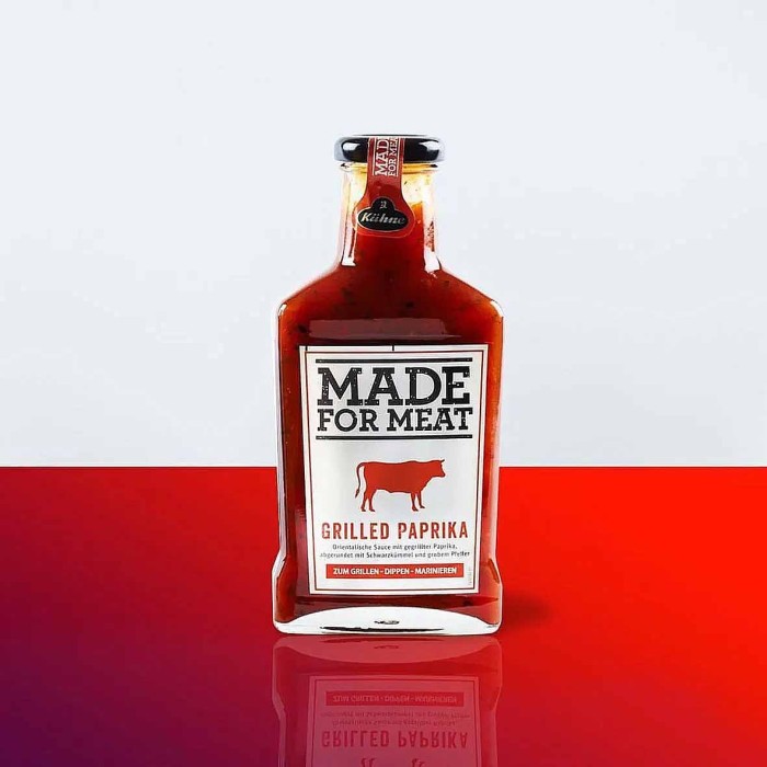 Соус Kuhne Made for meat томатный с перцем гриль 375мл ст/б