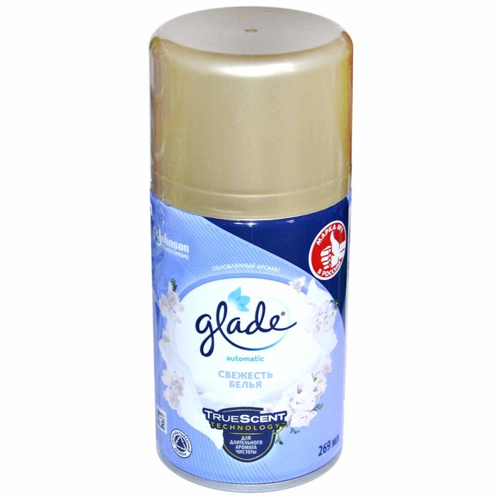 Баллон сменный Glade Automatics Свежесть белья 269мл ж/б