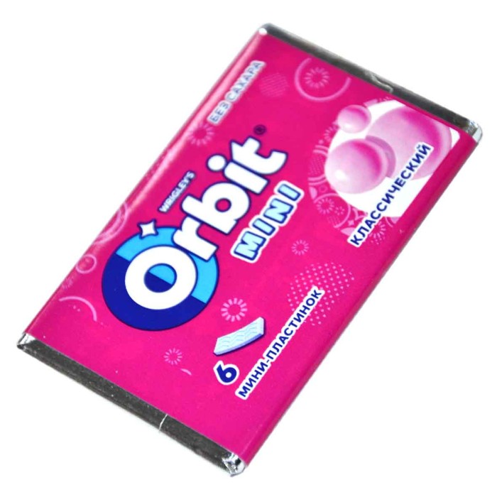 Резинка жевательная Orbit Классический 10,2гр м/у