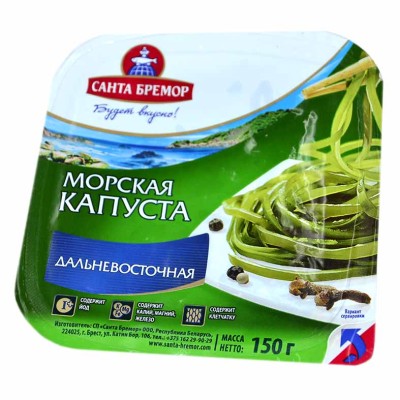 Капуста морская Санта Бремор Дальневосточная 150гр пэт
